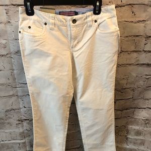 NEW Vineyard Vines White Corduroy jeans size 2